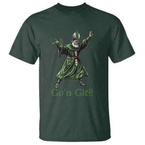 Funny St Patrick's Day T Shirt Go'n Git Saint Patrick Snake TS11 Dark Forest Green Print Your Wear