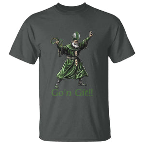Funny St Patrick's Day T Shirt Go'n Git Saint Patrick Snake TS11 Dark Heather Print Your Wear