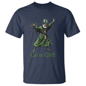 Funny St Patrick's Day T Shirt Go'n Git Saint Patrick Snake TS11 Navy Print Your Wear