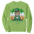 Funny St Catrick's Day Beer Sweatshirt St Patrick's Day Cat Beer Shamrock TS11 Lime Print Your Wear