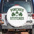 Funny St Patrick's Day Pinches Get Stiches Spare Tire Cover Shamrock TS11 No hole White Print Your Wear