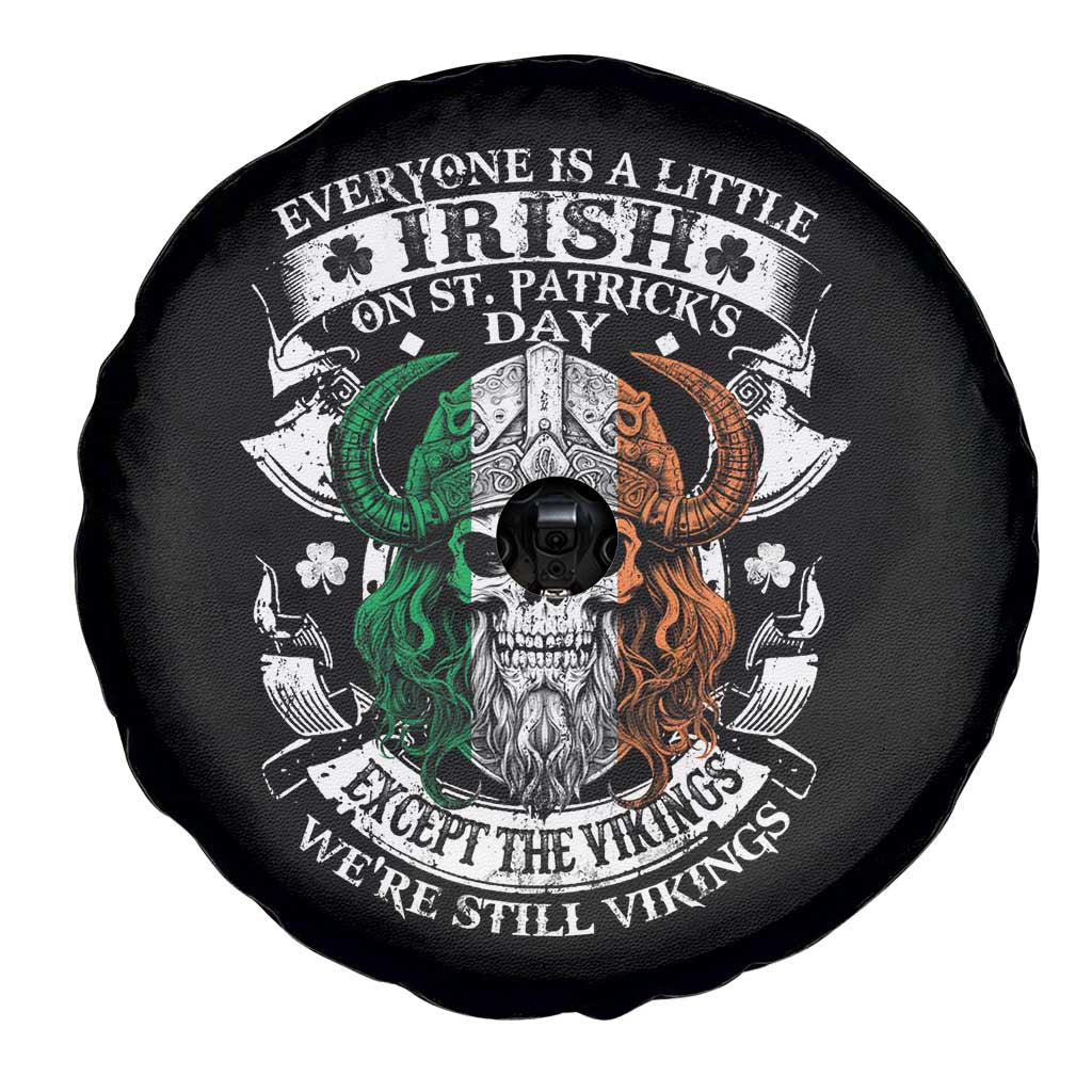 Funny Irish Viking Spare Tire Cover Everyone Is A Little Irish On St Patrick's Day TS11 Print Your Wear