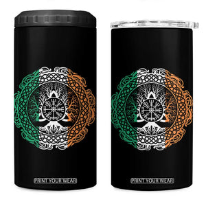 Norse Gaels Viking Yggdrasil Awe Tree 4 in 1 Can Cooler Tumbler Irish St Patricks Day TS11 One Size: 16 oz Black Print Your Wear