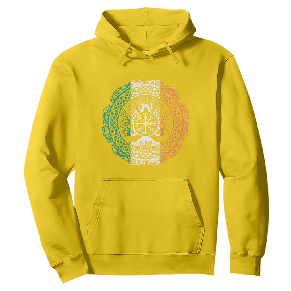Norse Gaels Viking Yggdrasil Awe Tree Hoodie Irish St Patricks Day TS11 Daisy Print Your Wear