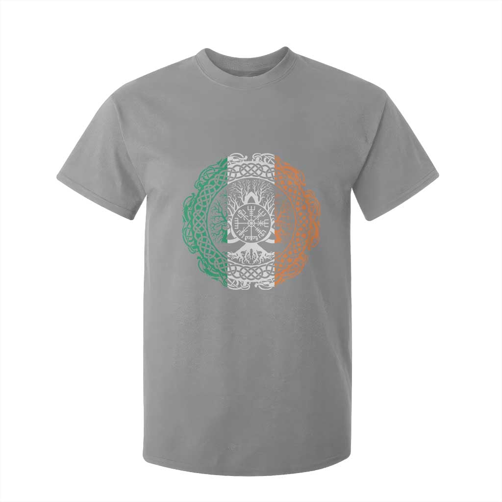 Norse Gaels Viking Yggdrasil Awe Tree T Shirt For Kid Irish St Patricks Day TS11 Sport Gray Print Your Wear