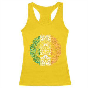 Norse Gaels Viking Yggdrasil Awe Tree Racerback Tank Top Irish St Patricks Day TS11 Daisy Print Your Wear