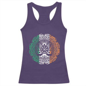 Norse Gaels Viking Yggdrasil Awe Tree Racerback Tank Top Irish St Patricks Day TS11 Purple Print Your Wear