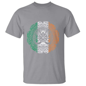 Norse Gaels Viking Yggdrasil Awe Tree T Shirt Irish St Patricks Day TS11 Sport Gray Print Your Wear
