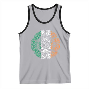 Norse Gaels Viking Yggdrasil Awe Tree Tank Top Irish St Patricks Day TS11 Athletic Heather Black Print Your Wear