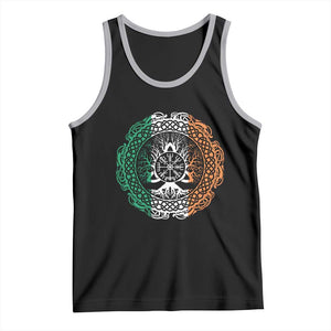 Norse Gaels Viking Yggdrasil Awe Tree Tank Top Irish St Patricks Day TS11 Black Athletic Heather Print Your Wear
