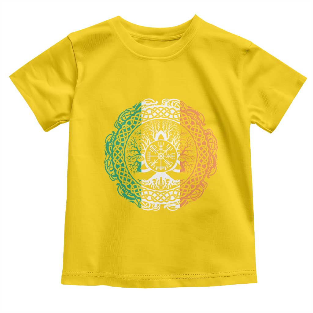 Norse Gaels Viking Yggdrasil Awe Tree Toddler T Shirt Irish St Patricks Day TS11 Daisy Print Your Wear