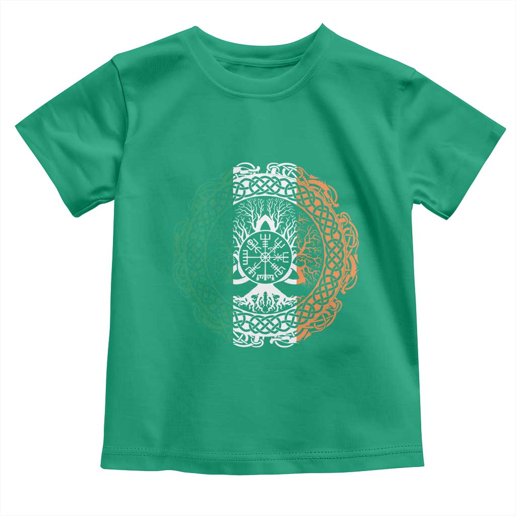 Norse Gaels Viking Yggdrasil Awe Tree Toddler T Shirt Irish St Patricks Day TS11 Irish Green Print Your Wear