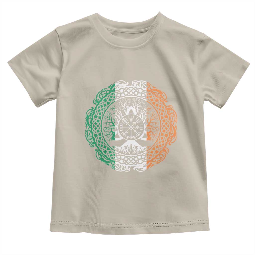 Norse Gaels Viking Yggdrasil Awe Tree Toddler T Shirt Irish St Patricks Day TS11 Sand Print Your Wear
