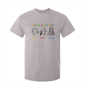 Autism Didn't Stop Einstein Mozart Newton T Shirt For Kid Autism Awareness TS11 Ice Gray Print Your Wear
