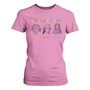 Autism Didn't Stop Einstein Mozart Newton T Shirt For Women Autism Awareness TS11 Azalea Print Your Wear
