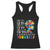 Autism Awareness Racerback Tank Top I Will Speak Fight Advocate For You So That One Day You Can Do It TS11 Black Print Your Wear