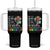 Autism Awareness Tumbler With Handle I Will Speak Fight Advocate For You So That One Day You Can Do It TS11 One Size: 40 oz Black Print Your Wear