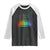 Autism Awareness Raglan Shirt Autism Dancing Differently To The Beat TS11 Black White Print Your Wear