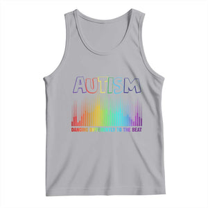 Autism Awareness Tank Top Autism Dancing Differently To The Beat TS11 Athletic Heather Print Your Wear