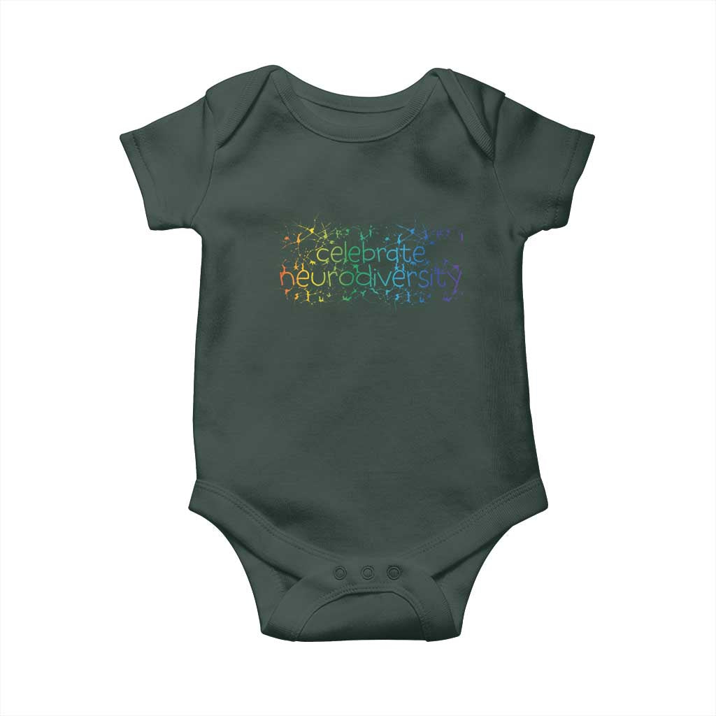 Celebrate Neurodiversity Baby Onesie Autism Awareness ASD ADHD Mental Health TS11 Print Your Wear