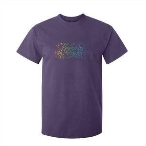 Celebrate Neurodiversity T Shirt For Kid Autism Awareness ASD ADHD Mental Health TS11 Purple Print Your Wear
