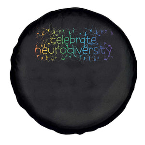 Celebrate Neurodiversity Spare Tire Cover Autism Awareness ASD ADHD Mental Health TS11 Print Your Wear