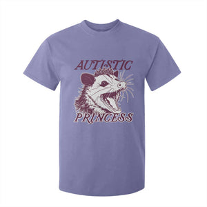Funny Autistic Princess T Shirt For Kid Autism Awareness Opposum TS11 Violet Print Your Wear
