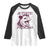 Funny Autistic Princess Raglan Shirt Autism Awareness Opposum TS11 White Black Print Your Wear