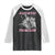 Funny Autistic Princess Raglan Shirt Autism Awareness Raccoon TS11 Black White Print Your Wear