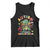 Funny Autism Is My Superpower Tank Top Autism Awareness Autistic Dinosaur TS11 Black Print Your Wear