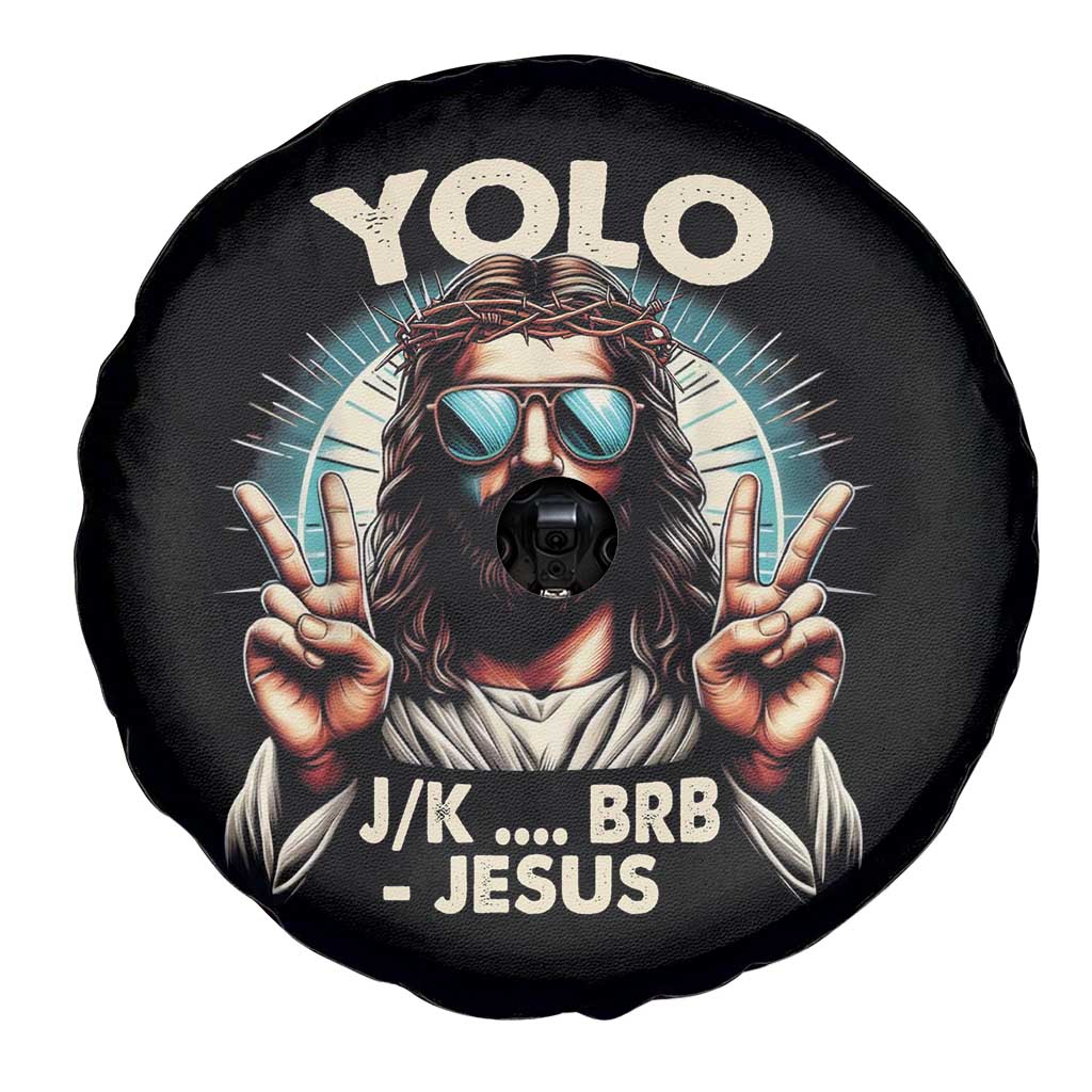 Funny Resurrection Christians Easter Day Spare Tire Cover Yolo JK BRB Jesus TS11 Print Your Wear