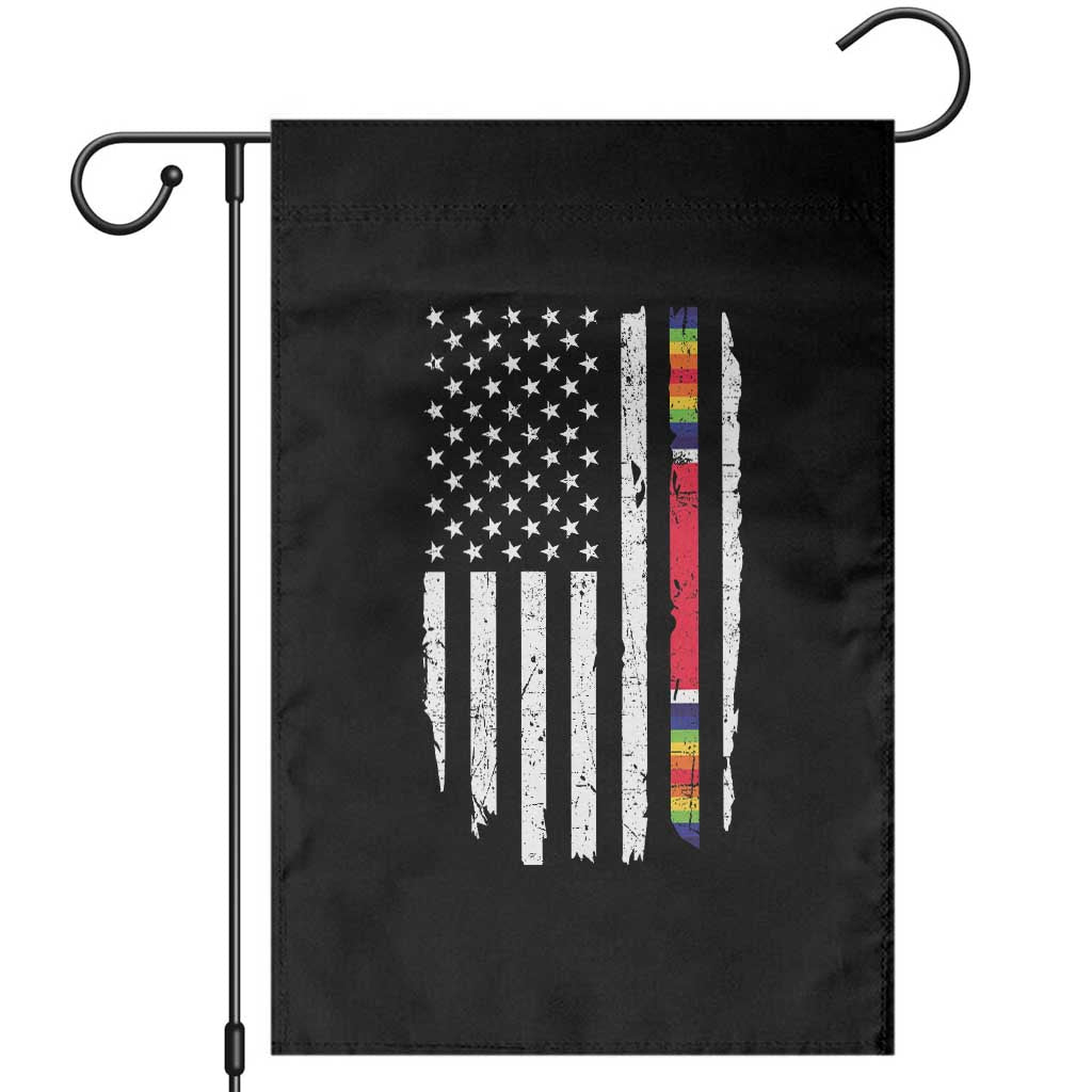 WW2 World War II Vintage American Flag Garden Flag TS11 Black Print Your Wear