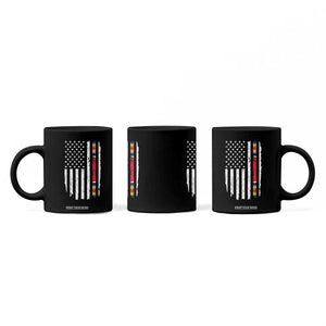 WW2 World War II Vintage American Flag Coffee Mug TS11 Print Your Wear
