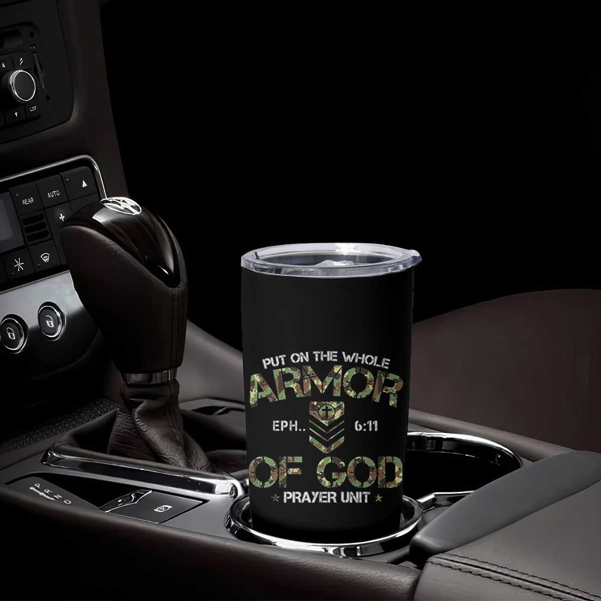 Put On The Whole Armor Of God Prayer Unit Tumbler Cup Ephesians 6:11 Christian Army TS11 Print Your Wear