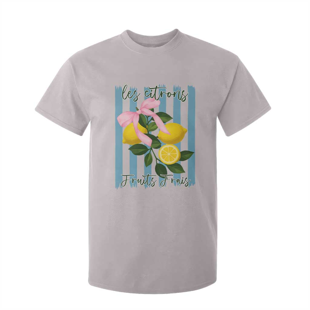 Funny Les Citrons Fruits Frais T Shirt For Kid Summer Lemon Tropical Coquette TS11 Ice Gray Print Your Wear
