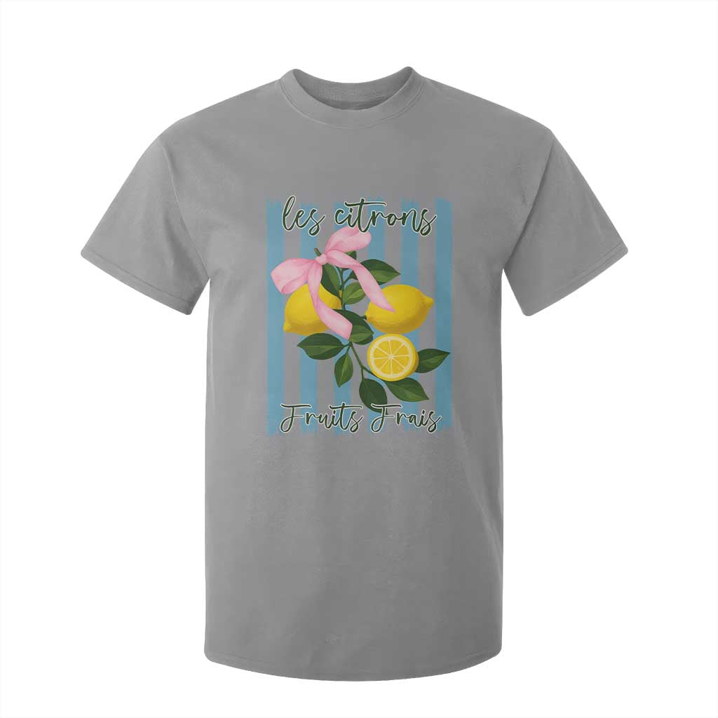 Funny Les Citrons Fruits Frais T Shirt For Kid Summer Lemon Tropical Coquette TS11 Sport Gray Print Your Wear