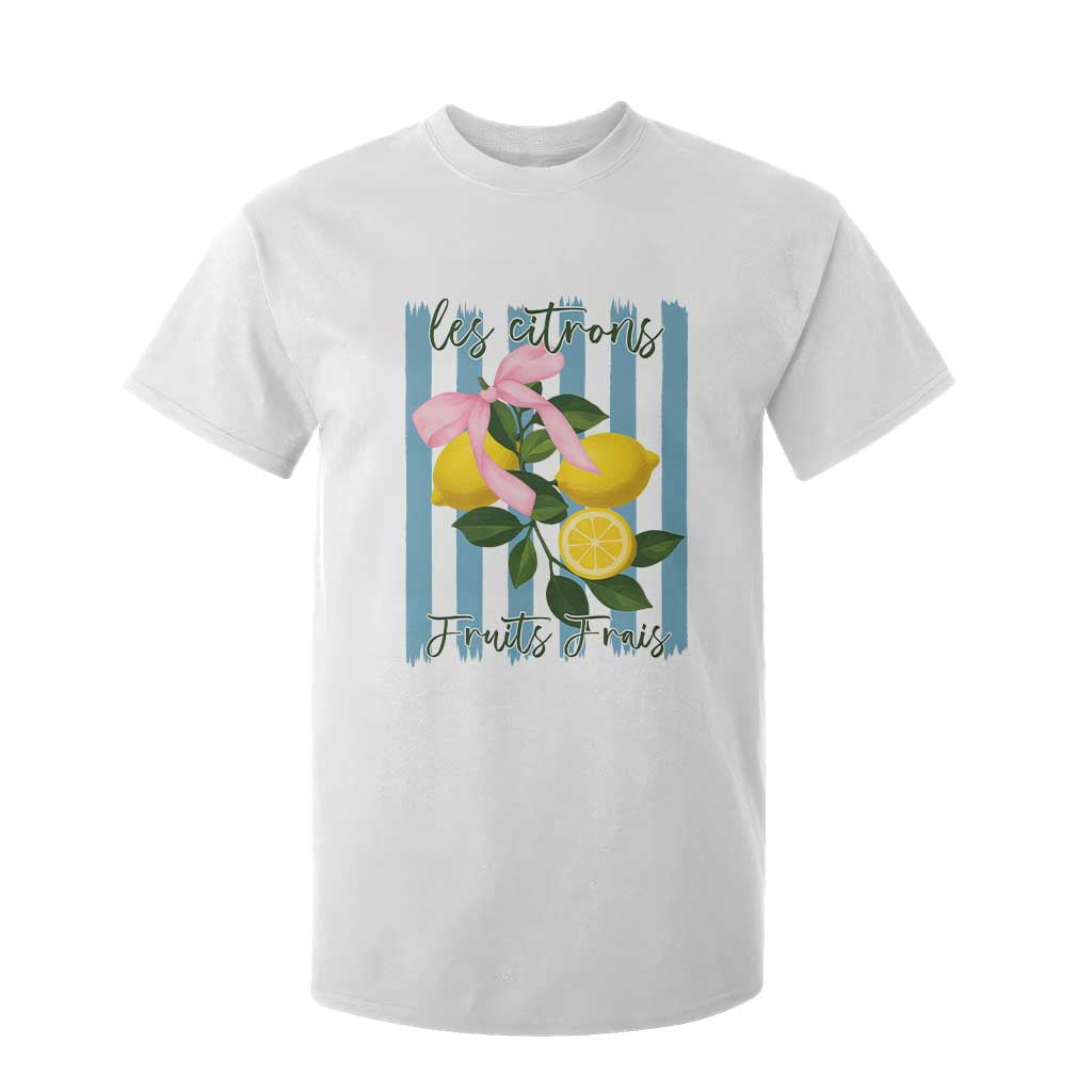 Funny Les Citrons Fruits Frais T Shirt For Kid Summer Lemon Tropical Coquette TS11 White Print Your Wear