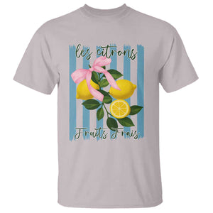 Funny Les Citrons Fruits Frais T Shirt Summer Lemon Tropical Coquette TS11 Ice Gray Print Your Wear