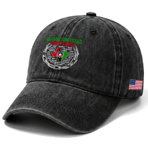Juneteenth Galveston Texas Washed Cotton Baseball Cap Break The Chain Freedom Since 1865