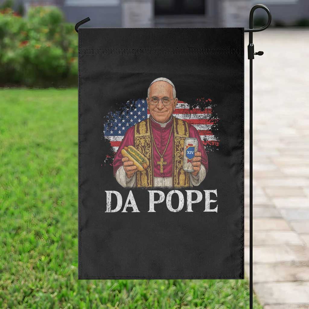 Funny Da Pope America Chicago Leo XIV Garden Flag Hotdog And Beer TS11 Print Your Wear