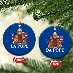 Funny Da Pope America Chicago Leo XIV Ceramic Ornament Hotdog And Beer TS11 1pc Blue Print Your Wear