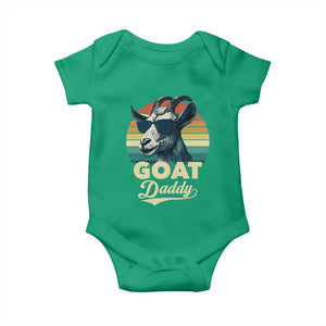 Goat Daddy Baby Onesie Funny Goat Father Retro Vintage TS11 Irish Green Print Your Wear