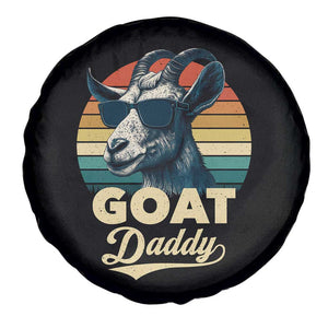 Goat Daddy Spare Tire Cover Funny Goat Father Retro Vintage TS11 Print Your Wear