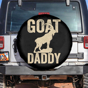 Goat Daddy Spare Tire Cover Funny Goat Father Vintage TS11 No hole Black Print Your Wear