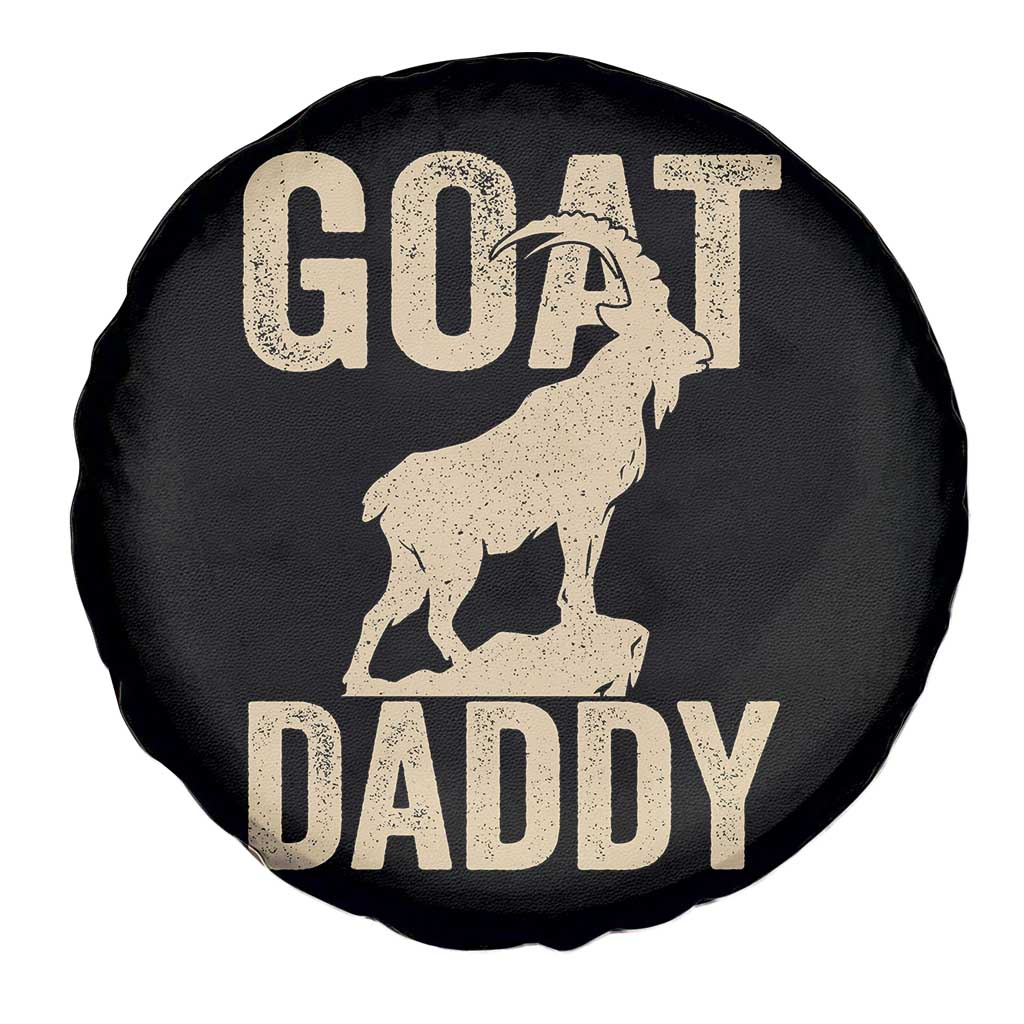 Goat Daddy Spare Tire Cover Funny Goat Father Vintage TS11 Print Your Wear