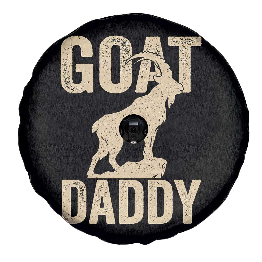 Goat Daddy Spare Tire Cover Funny Goat Father Vintage TS11 Print Your Wear