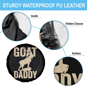 Goat Daddy Spare Tire Cover Funny Goat Father Vintage TS11 Print Your Wear