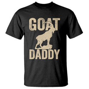 Goat Daddy T Shirt Funny Goat Father Vintage TS11 Black Print Your Wear