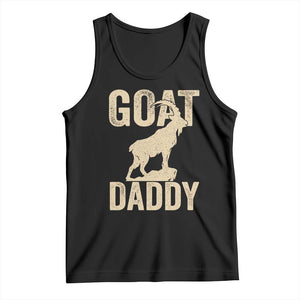 Goat Daddy Tank Top Funny Goat Father Vintage TS11 Black Print Your Wear