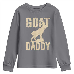 Goat Daddy Youth Sweatshirt Funny Goat Father Vintage TS11 Charcoal Print Your Wear